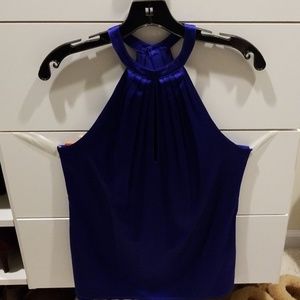 Ramy Brook Navy Keyhole Top